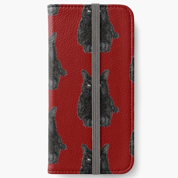 Black Cat iPhone Wallet