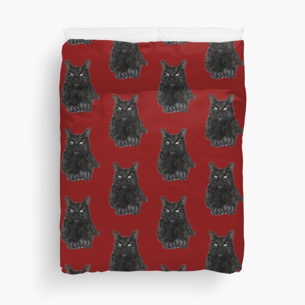 Black Cat Duvet Cover