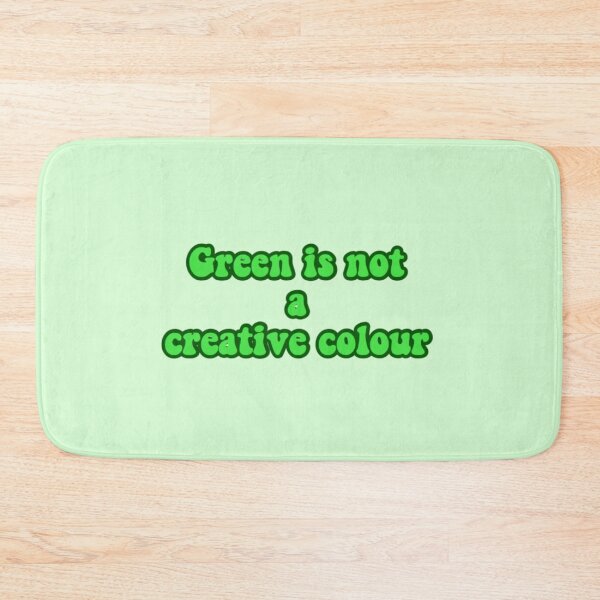 Item preview, green is not a creative colour designed and sold by faerieyoo.