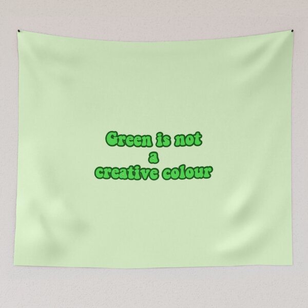 Item preview, green is not a creative colour designed and sold by faerieyoo.