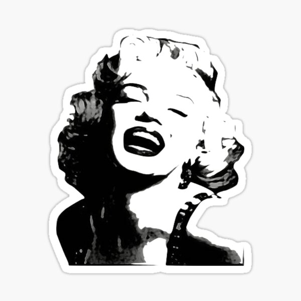 Iconic marilyn monroe Hollywood  Sticker