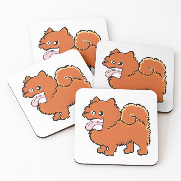 Item preview, Pomeranian - Orange (Full Body) WHITE BG designed and sold by TheChicken.