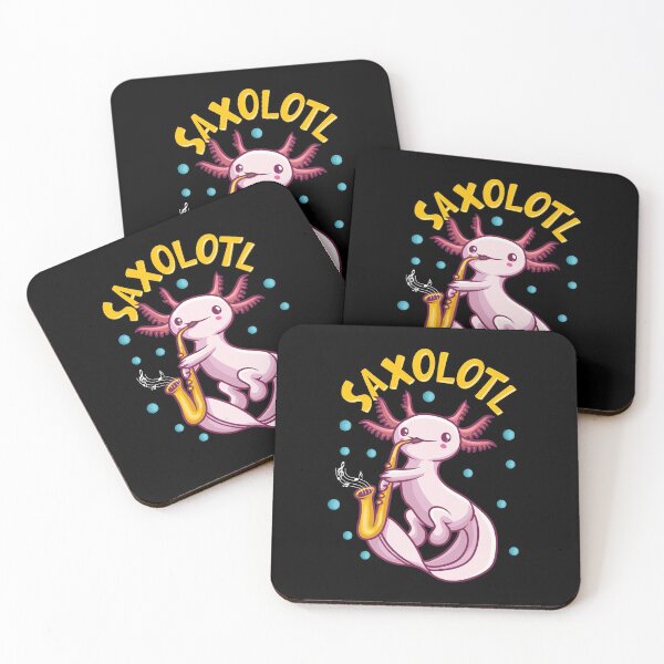 Item preview, Saxolotl Sax Playing Axolotl Pun Walking Fish designed and sold by perfectpresents.