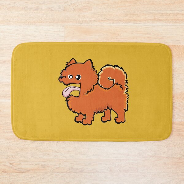 Item preview, Pomeranian - Orange (Full Body) YELLOW BG designed and sold by TheChicken.
