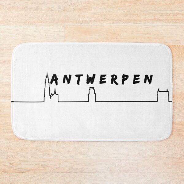 Item preview, Minimalist skyline of the city of Antwerp, Belgium designed and sold by RickTellon.