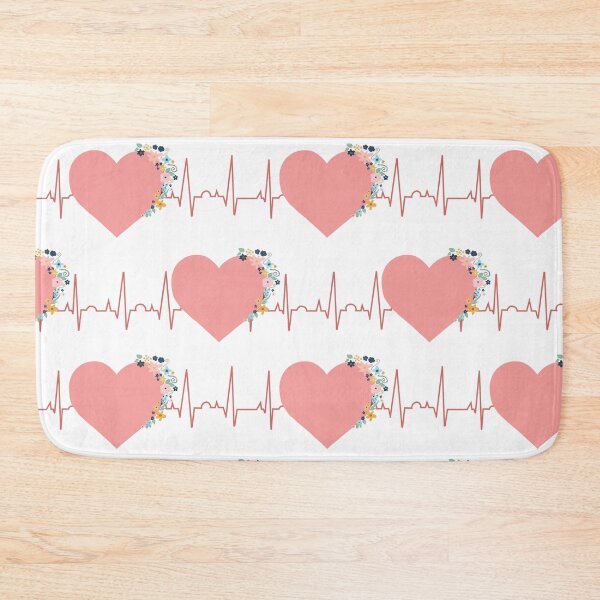 Item preview, ECG Flower Hearts designed and sold by Sandra Hutter.