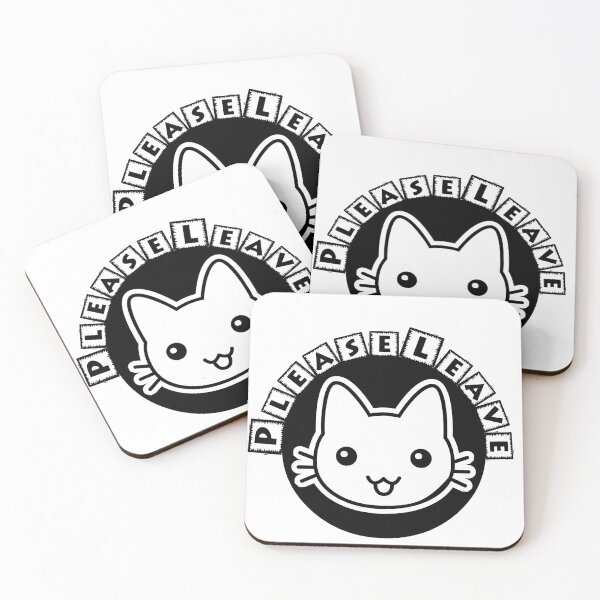 Item preview, Please Leave Cat designed and sold by AkraidaxDesign.