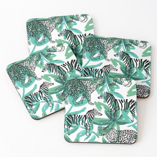 Item preview, Tropical Safari Print Cheetah and Zebra designed and sold by Creative Brat Design Studio.