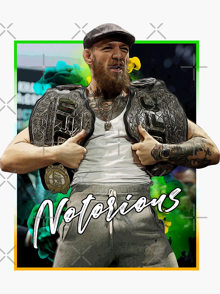 "The Notorious Conor McGregor" Sticker For Sale By Ryantony1 | Redbubble