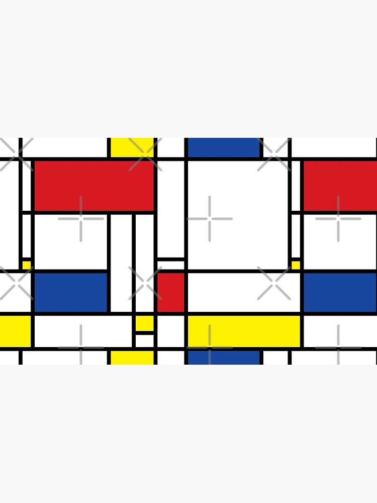 Thumbnail 4 of 4, Coffee Mug, Mondrian Minimalist De Stijl Modern Art © fatfatin designed and sold by fatfatin.