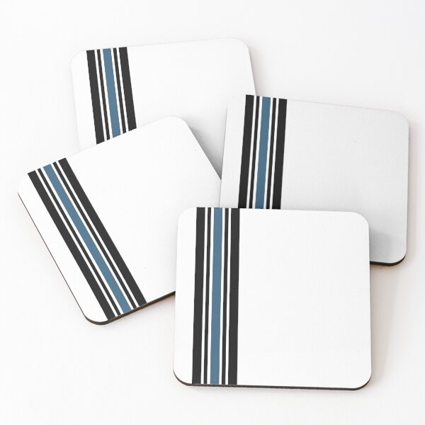 Item preview, Black and Blue Stripes With White Background designed and sold by pro2ozoa.