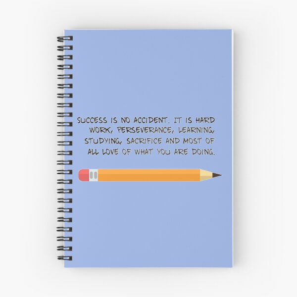 Item preview, Cute Pencil Design With Cute Message on Success designed and sold by StuffNStickers.