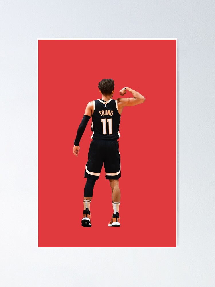 Trae Young Poster Atlanta Hawks Print Kids Gift Gym Man 