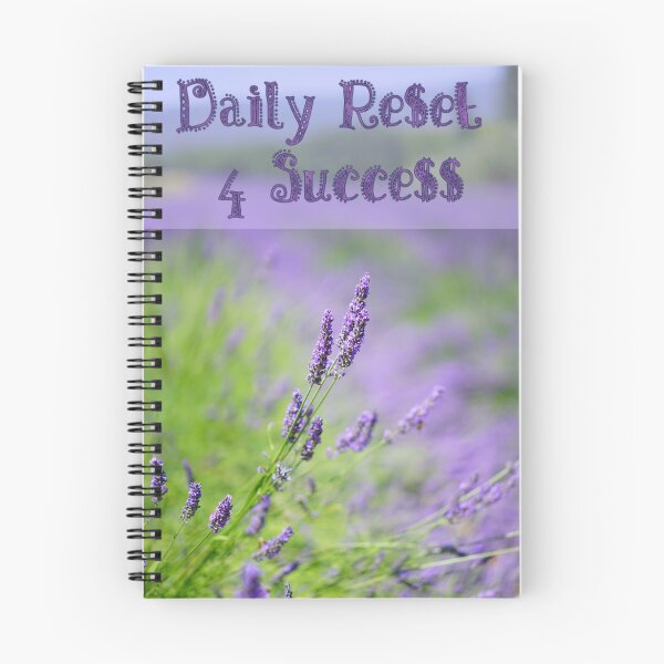 Item preview, Daily Reset 4 Success Spiral Journal designed and sold by CuriosityFix.
