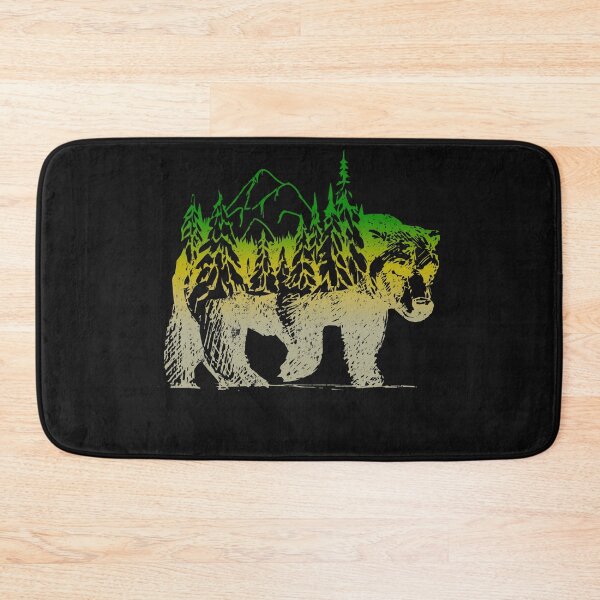 Item preview, Bear with forest and beautiful landscape on its back designed and sold by tarek25.