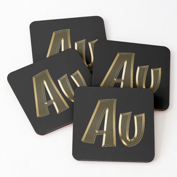 Gold - Au Coasters (Set of 4)