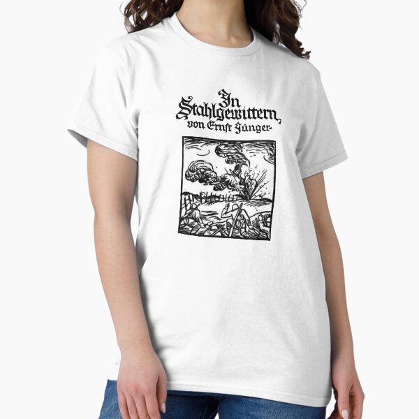 Vista previa del artículo con la obra «En Stahlgewittern Tormenta De Acero Ernst Junger Alemania», diseñado y vendido por Reasonstolive.