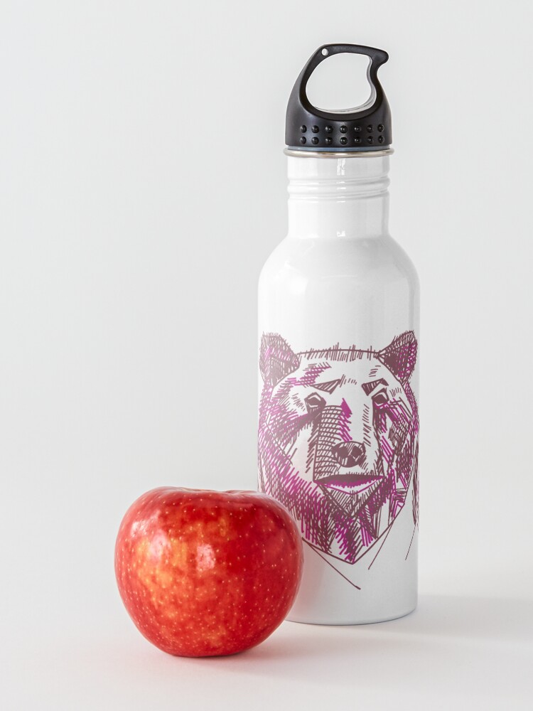Alternate view of A bit edgy today Water Bottle