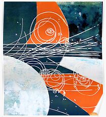 Particle collision Poster