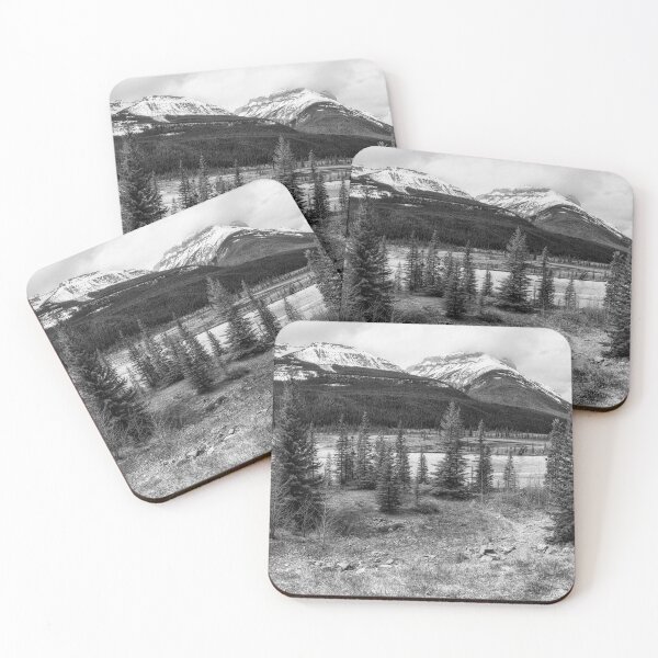 Item preview, Along the Icefields Parkway bw designed and sold by Belinda Greb Photography.