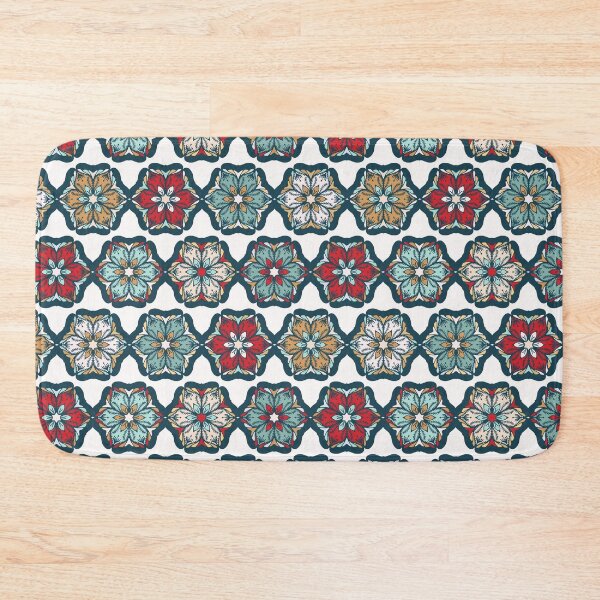 Item preview, Hand drawn abstract Christmas flower pattern designed and sold by Limolida.