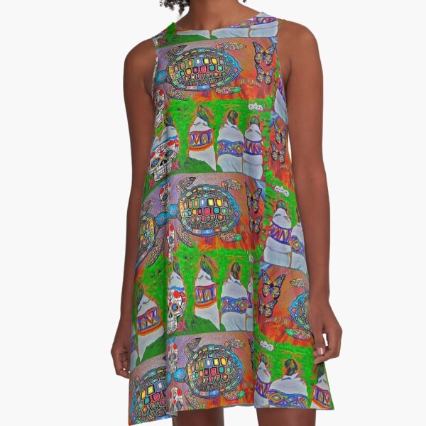 Red Moon Sisters A-Line Dress