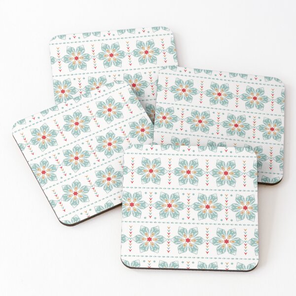 Item preview, Hand drawn abstract Christmas flower pattern.  designed and sold by Limolida.