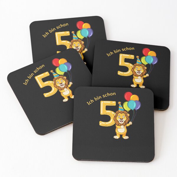 Item preview, 5 years lion birthday designed and sold by Weilichesmag.