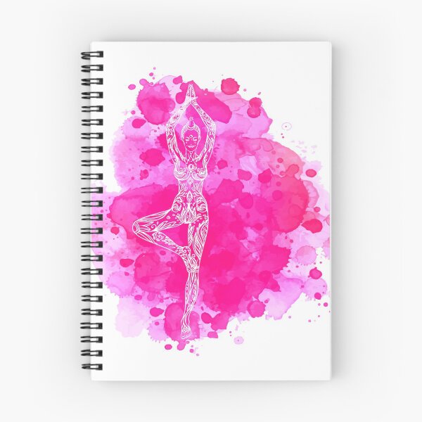 Item preview, Tree Pose Pink Vriksasana designed and sold by raliceyoga.