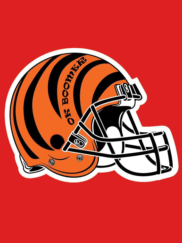 OK BOOMER - Cincinnati Bengals Helmet Essential T-Shirt for Sale