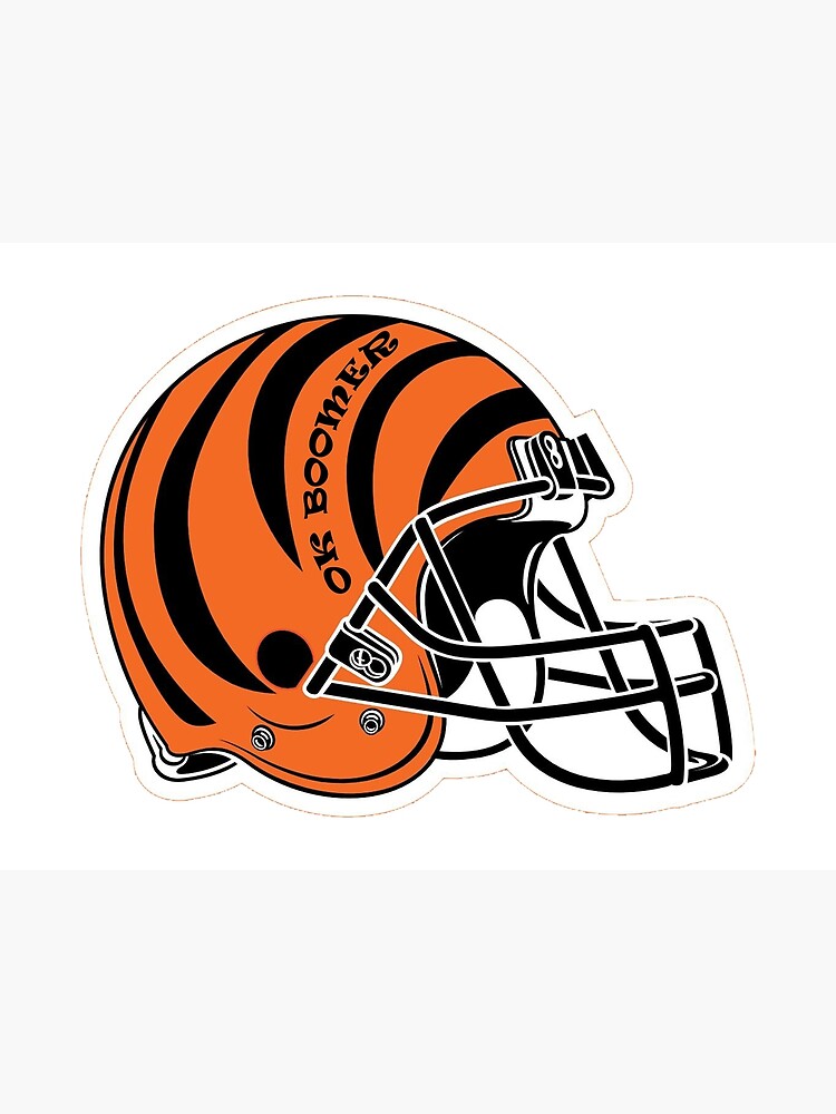 OK BOOMER - Cincinnati Bengals Helmet Poster for Sale by