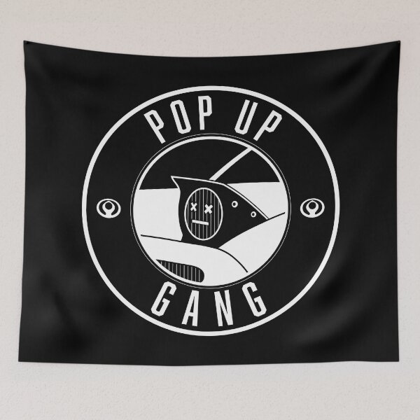 Item preview, Pop Up Gang Miata White Text + Design designed and sold by jerrodjpeg.