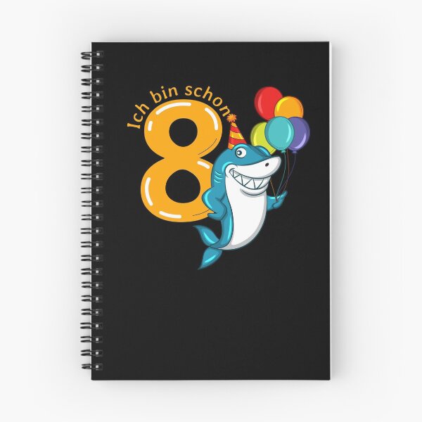 Item preview, 8 years shark birthday designed and sold by Weilichesmag.