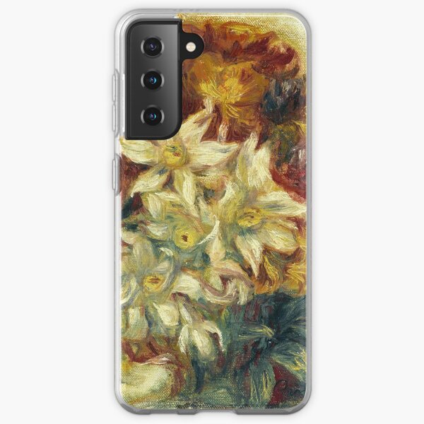 Bouquet with narcissi and roses Samsung Galaxy Soft Case
