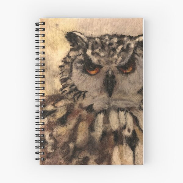 Item preview, Felted and Embroidered owl  designed and sold by Hannah Draper.