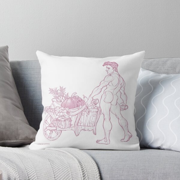 Item preview, HUMAN/NATURE Sketch Pillow - 01 designed and sold by David Kawena.