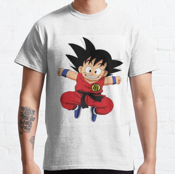 Kid Goku retro T-shirt classique