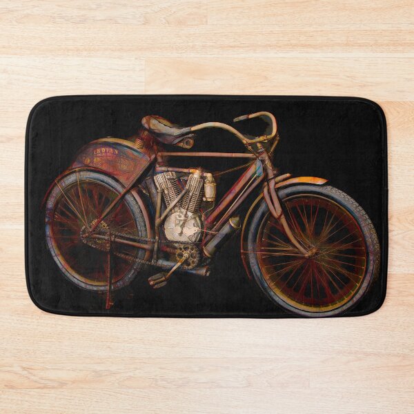 Item preview, Vintage Motorcycle - Indian 1908 designed and sold by Marlene Watson-Hall.