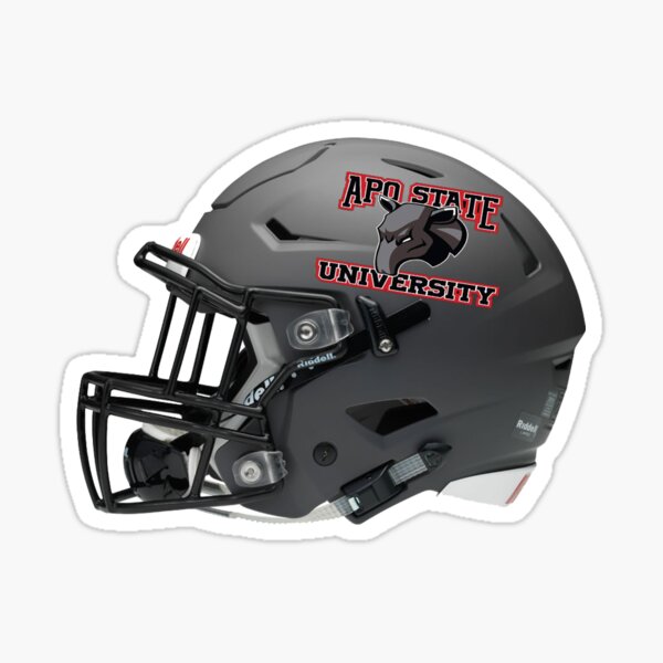 matte gray football helmet