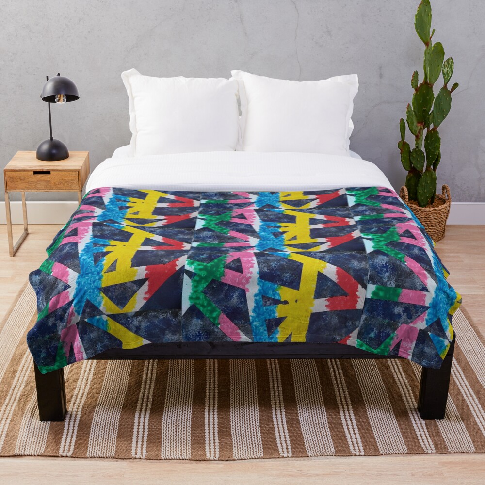 Through the Darkness Throw Blanket