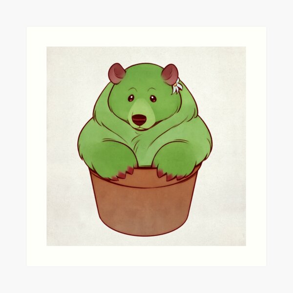 Bear Paw Pot Art Print