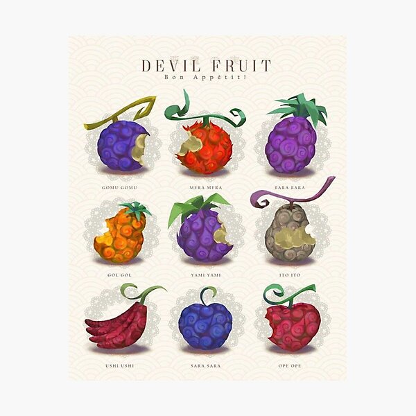 The fruits of the devil: Good appetite: D Photographic Print
