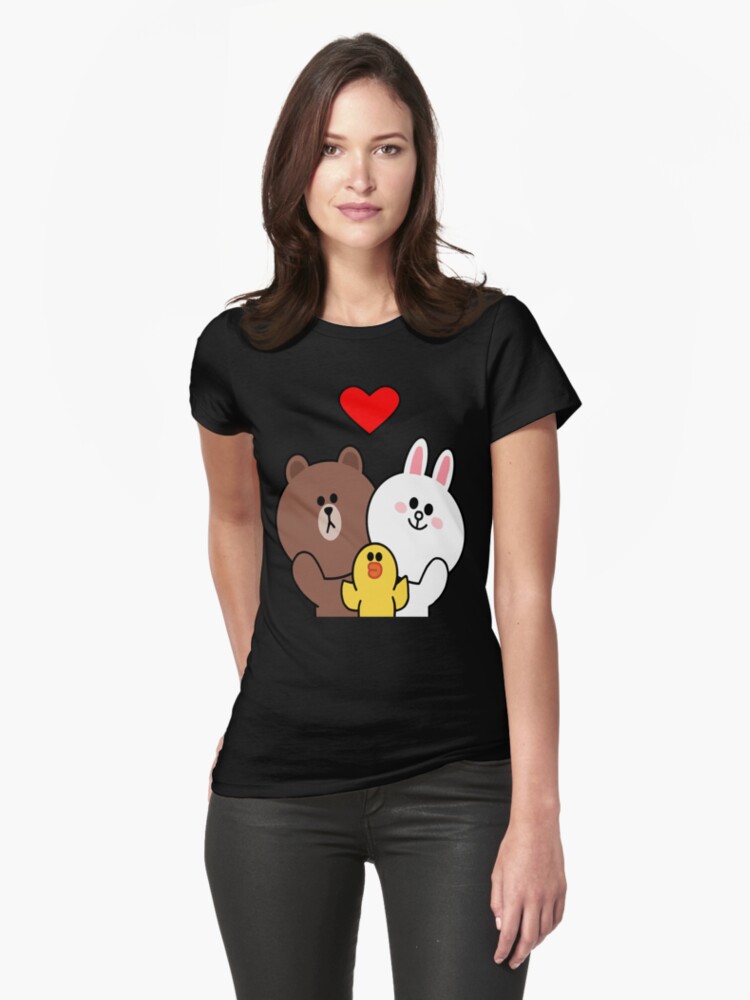 cony and brown t shirt