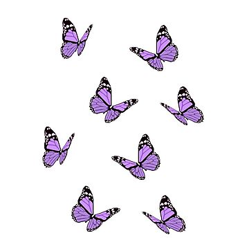 Artwork thumbnail, Lavender Butterflies by maiaswamy