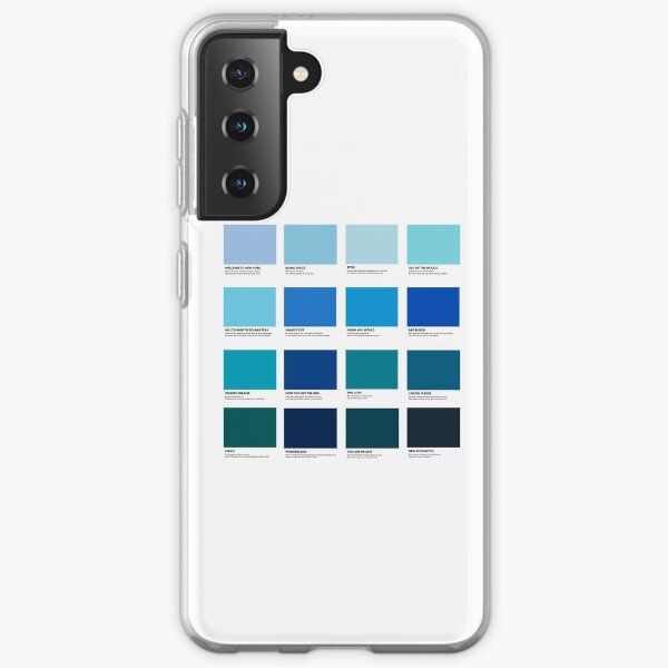 Taylor Swift 1989 Album Pantone Colour Swatch Track list Compilation Samsung Galaxy Soft Case