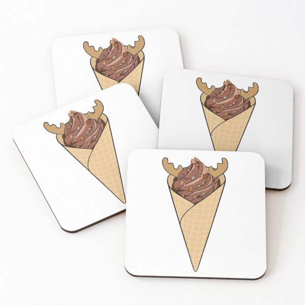Item preview, Reindeer Ice Cream Cone designed and sold by JustGottaDraw.