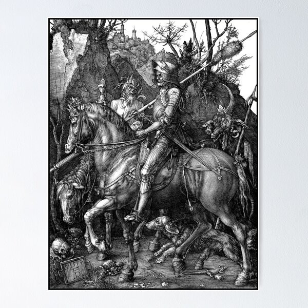 Item preview, Knight, Death, and The Devil - Albrecht Durer designed and sold by emovendo.