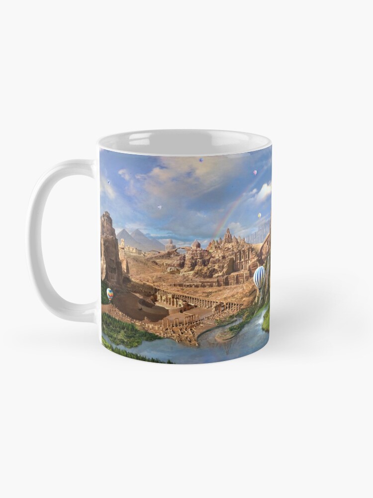 Alternate view of Valley Of The Temples - spiritual, peaceful temple art coexist Mug