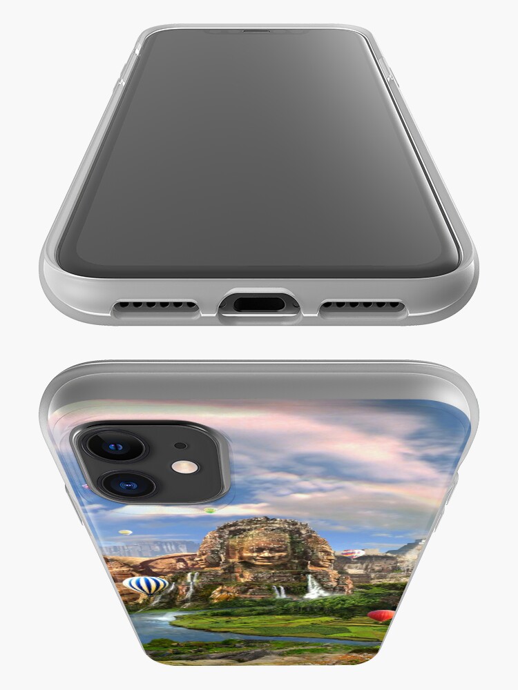 Alternate view of Valley Of The Temples - spiritual, peaceful temple art coexist iPhone Case