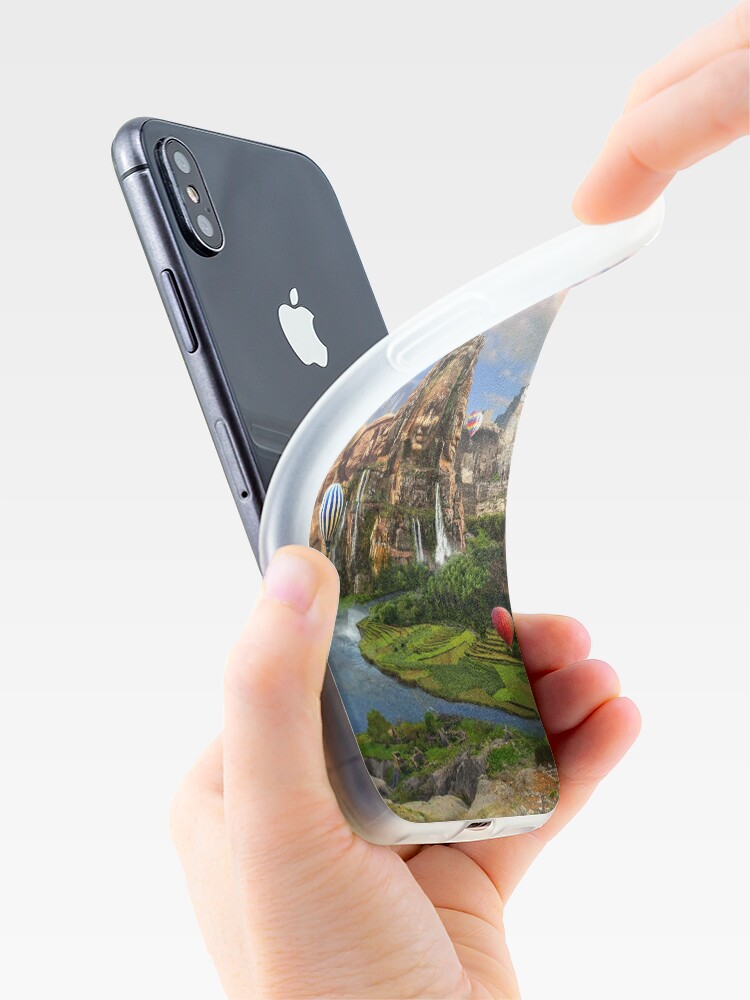 Alternate view of Valley Of The Temples - spiritual, peaceful temple art coexist iPhone Case